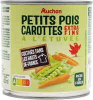 Petits pois carottes à l'étuvée extra-fins