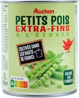 Petits pois à l'étuvée extra-fins