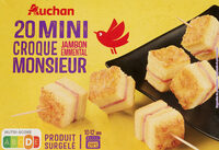 20 mini croque monsieur jambon emmental