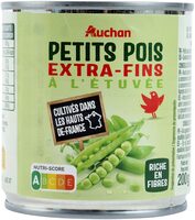 Petits pois à l'étuvée extra-fins