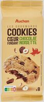 Les gourmands - Cookies cœur fondant chocolat noisette