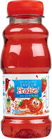 AUCHAN - Eau de source fraise - avec jus de fruits à base de concentrés