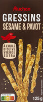 Gressins sésame pavot