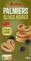 Palmiers pur beurre olives noires