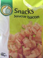 Snacks saveur bacon