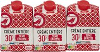 Crème entière semi-épaisse30% mat. gr.