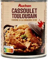 Cassoulet Toulousain cuisiné à la graisse d'oie