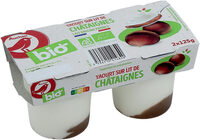 Yaourt sur lit chataigne bio