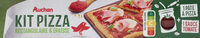 Kit PizzaRectangulaire et épaisse1 pâte à pizza + 1 sauce tomate