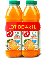 100% Pur jusOrangesans pulpeRiche en vitamine C