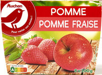 4 dessert pomme /4 spécialité de pomme fraise ,aromatisé