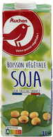 Sojapicto : Soja origine FrancePicto : Agiter avant de servirPicto : Auchan Votre pause végétal !
