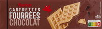 Gaufrettes fourrées chocolat
