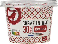 Crème entière épaisse30% Mat. Gr.