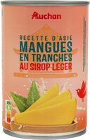 Mangues en tranches au sirop leger