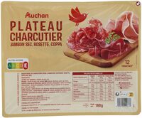 Plateau charcutierJambon sec, Rosette, Coppa