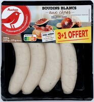 Boudins blancs aux cèpes, aromatisés