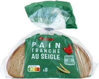 Pain tranché au seigle