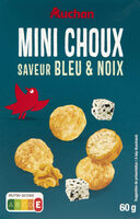 Mini choux saveur bleu et noix