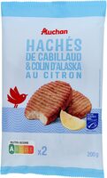 Hachés de cabillaud et colin d'Alaska au citron