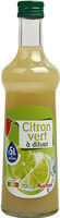 Citron vert à diluer = 5L de boisson