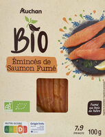 Emincés de saumon fumé BIO