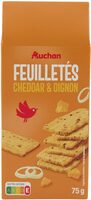 Feuilletés cheddar et oignon