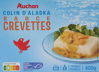 Colin d'Alaska sauce crevettes