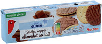 Sablés nappés chocolat au lait