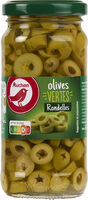 Olives vertes rondelles