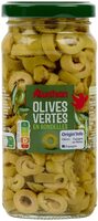 Olives vertes rondelles