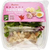 Salade ParisienneJambon emmental Vinaigrette allégée aux herbes