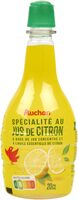 Spécialité au jus de citron à base de jus concentré et à l'huile essentielle de citron.