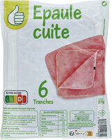 Epaule cuite découennée dégraissée