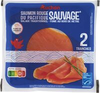 Saumon rouge du Pacifique - sauvage*Salage traditionnel - Fumé au bois de hêtrePoissons pêchés en Pacifique Nord-Est ou Nord-Ouest, voir sur la face avant