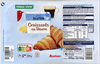 Croissants au beurre sans gluten x 2