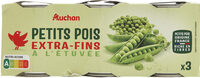Petits pois extra fins à l'étuvée