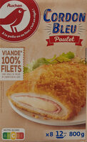 Cordons bleus poulet x8