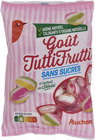 Goût Tutti frutti sans sucres, à l'extrait de Stévia*