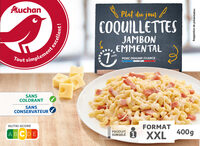 Coquillettes jambon et emmental