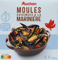 Moules cuisinées à la marinière - moules de pleine mer