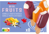 Mini fruits Vanille fruits rougesVanille fruits exotiques