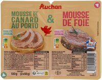 Mousse de foie de porcMousse de canard au Porto