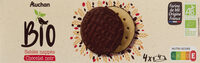 Sablés nappés Chocolat noir