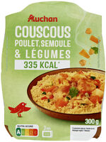 COUSCOUS POULET SEMOULE et LÉGUMES