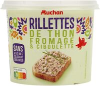 Rillettes de thon fromage et ciboulette