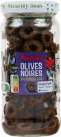 Olives noires en rondelles