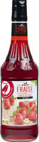 Sirop de fraise saveur fraise des bois