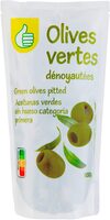 Olives vertes dénoyautées