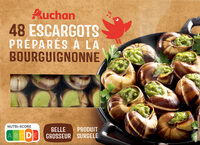 48 escargots préparés Recette à la Bourguignonne, Belle grosseur